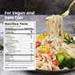 Hethstia Konjac Noodles, 10 Packs Shirataki Noodle Fettuccine Shape Pasta - Keto, Vegan, Gluten Free, Low Carb, Sugar-Free, Low-