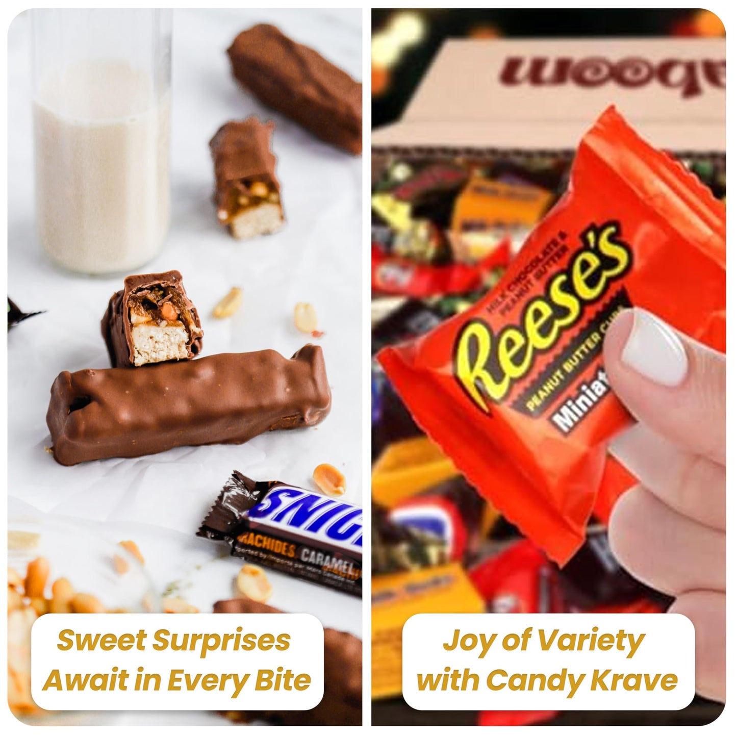 CandyKrave Halloween Assorted Chocolate Candy Variety Pack - 4lb Assorted Bulk Chocolate Candy & Chocolate Gifts - Halloween Cho