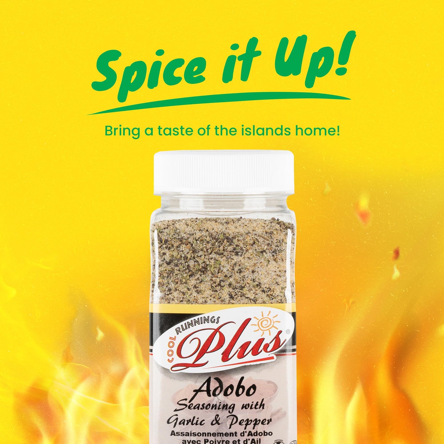 Cool Runnings Adobo Seasoning Spice Blend with Pepper & Garlic, 800g (28.2 Ounce) for Meats, Vegetables, Fish & Stews