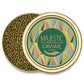 MAJESTIC Collection - Premium KALUGA Sturgeon Black Caviar - 1.1 oz / 30 g in Metal Jar - Kaluga Black Caviar with Classical Mal
