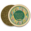 MAJESTIC Collection - Premium KALUGA Sturgeon Black Caviar - 1.1 oz / 30 g in Metal Jar - Kaluga Black Caviar with Classical Mal