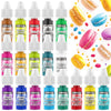 Food Coloring - 18 Vibrant Colors Food Grade Food Dye, Highly Concentrated Cake Decorating Food Coloring for Icing, Cake, Baking