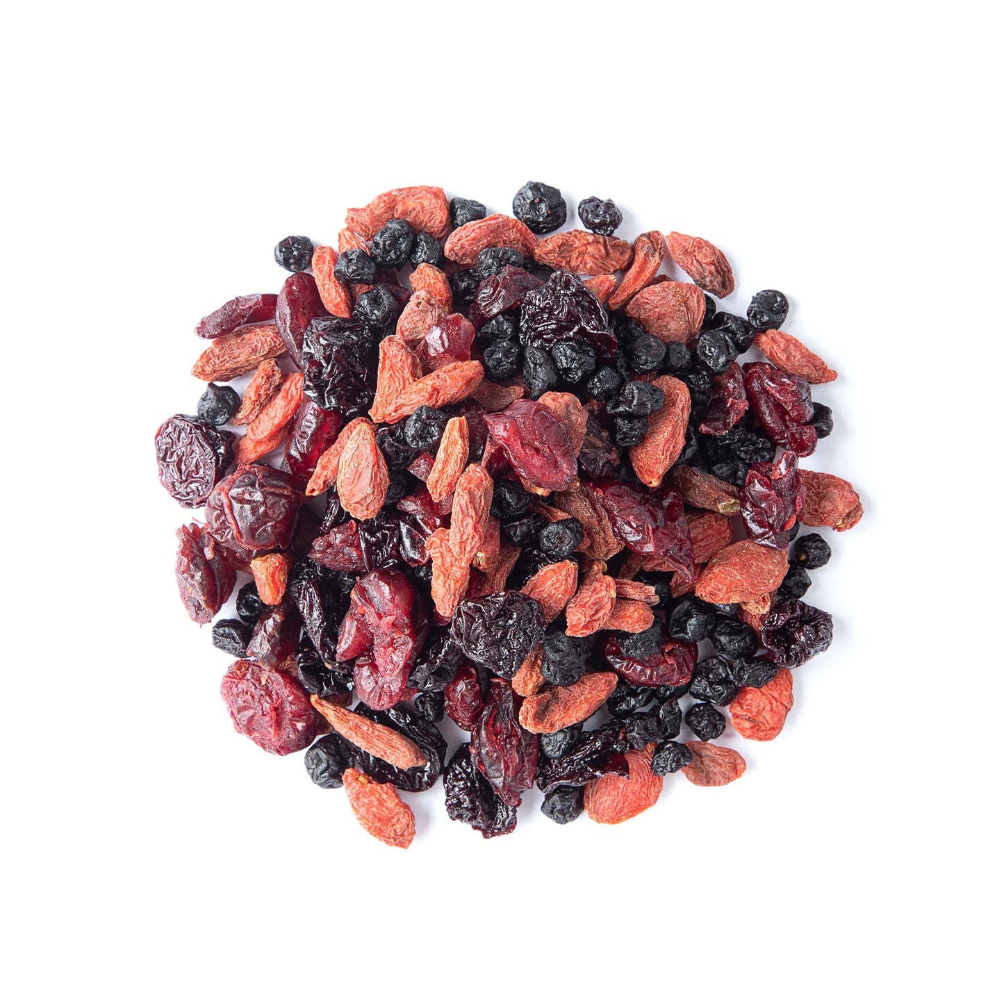 Food To Live - Organic Yummy Berries Mix, 8 Pounds - A Blend Of Non-Gmo Dried Cranberries, Blueberries, Cherries, Goji Berries,