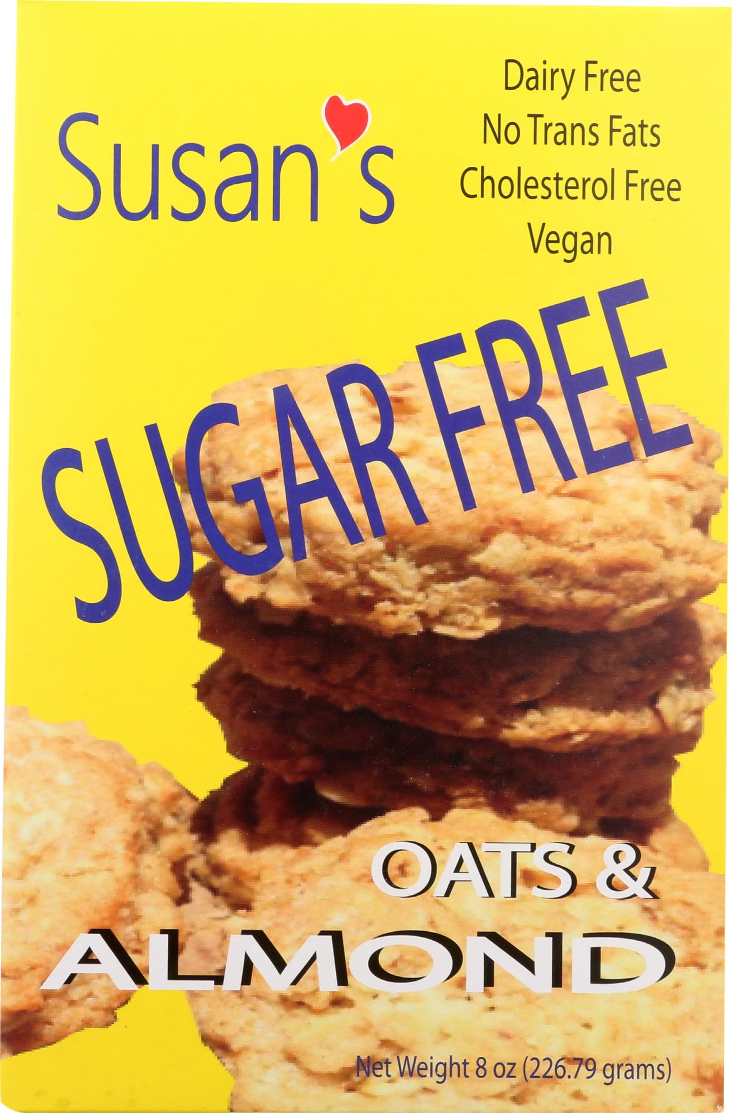 St Amour Susan'S Sugar Free Cookie, Almond, 8 Ounce