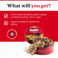 Davids Cookies Assorted Fresh-Baked Decadent Cookie Gift Basket Tin - Luscious Large Cookies No Added Preservatives 4 oz./ each