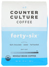 COUNTER CULTURE COFFEE Organic Forty Six Blend Whole Bean Coffee, 24 OZ