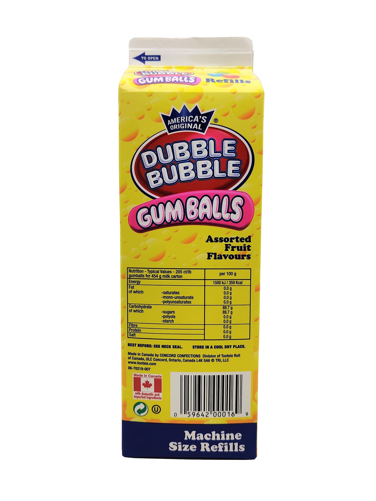 Dubble Bubble Gumballs  20oz Carton (1)