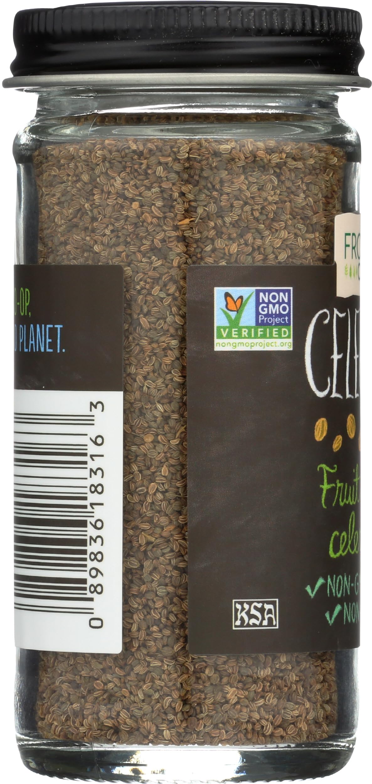 Frontier Co-op Whole Celery Seed, 1.83 Ounce Bottle, Great Texture in Salads, Key in Ethnic Dishes and Pickling, Kosher (Pack of