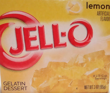 Jell-O Lemon Flavor Gelatin 4-Pack