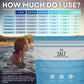 Hot Tub Spa Salt for Water Systems & Chlorine Generators, Pool Salt for Hotspring, Jacuzzi, Caldera, Ace, & Freshwater, 5 Lbs/50