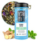 Tiesta Tea Ginger Citrus Herbal Tea Loose Leaf 3oz Tin Brews 50 Cups Caffeine-Free