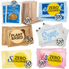 Assorted Sugar Variety Pack & Powder Creamer Packets 600 Count Pack - Individual & Bulk Raw Sugar Packets for Coffee - Perfect Variety of Single Serve Sweeteners & Creamers for Office or Home Station