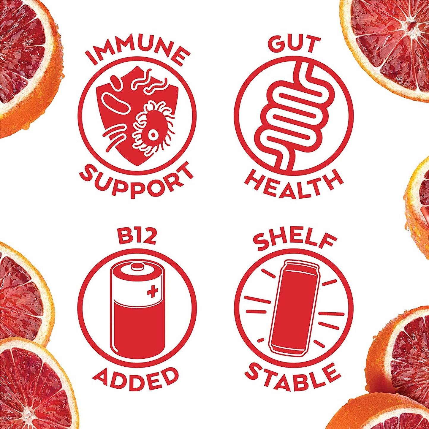 Humm Probiotic Kombucha Zero Sugar Blood Orange - No Refrigeration Needed, Keto-Friendly, Organic, Vegan, Gluten-Free - 12Oz Can
