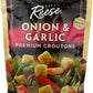 Reese Onion and Garlic Croutons, 6-Ounces (Pack of 12)