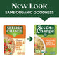 SEEDS OF CHANGE Organic Quinoa & Brown Rice with Garlic, Microwaveable Ready to Heat, 8.5 Ounce (Pack of 12)