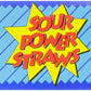 Sour Power Candy Straws, Blue Raspberry, 24-Count, 1.75 Ounce (Pack Of 24) (1)