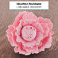 Global Sugar Art Premium Peony Sugar Cake Flowers, Pink, Model 34251, 1 Count