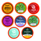 Two Rivers Coffee Tea Pods, Assorted Tea Pack, 40 Count, Compatible with K Cup malt-inspired, 5 Cups of Each Flavor