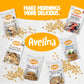 Avelina Gluten Free Granola Honey & Almonds - Healthy Oatmeal-Based Cereal - Kosher, Non-Gmo - (12.3 Oz, 4-Pack)