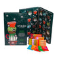 STASH Tea Advent Calendar 2025 – 24 Days Holiday Tea Sampler – Black, Green & Herbal Teas in Cardboard Packaging