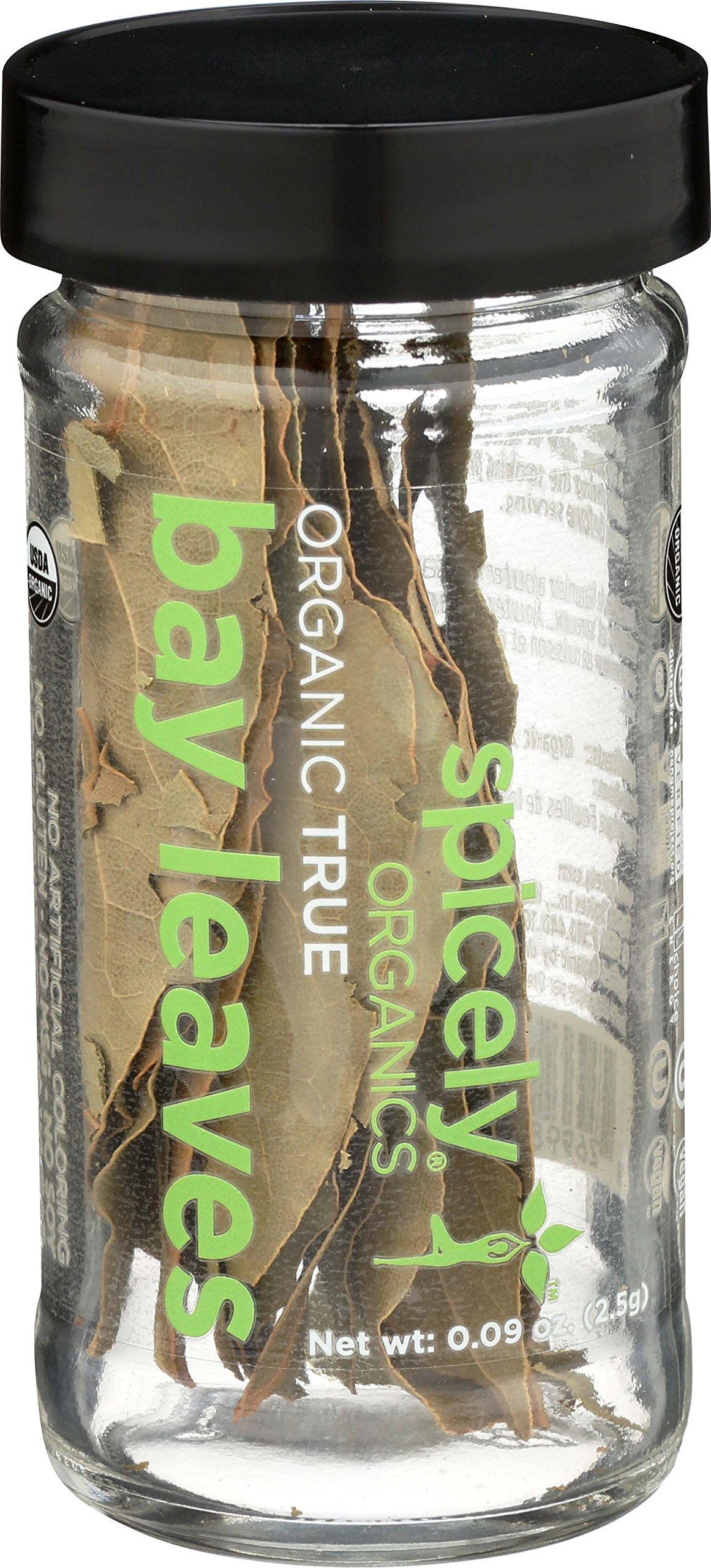 Spicely Organics USDA Certified Organic Turkish Bayleaves, No Artificial Colors or Preservatives, Zero Sugar, Vegan Friendly, Ko