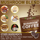 Mushroom Coffee | 10 Superfood Mushrooms Instant Coffee | Better Energy, Focus, Digestion, Immunity | Cordyceps, Lions Mane, Tur