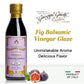 Giusti Fig Balsamic Glaze - Italian Gourmet Crema Reduction - 8.45 fl oz - Balsamic Vinegar of Modena Black