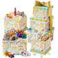 Gift Basket, Gift Tower, Candy Gift Box, Assortment Tray- Men, Women, Children Kids & Families- Bonnie and Pop (Birthday)