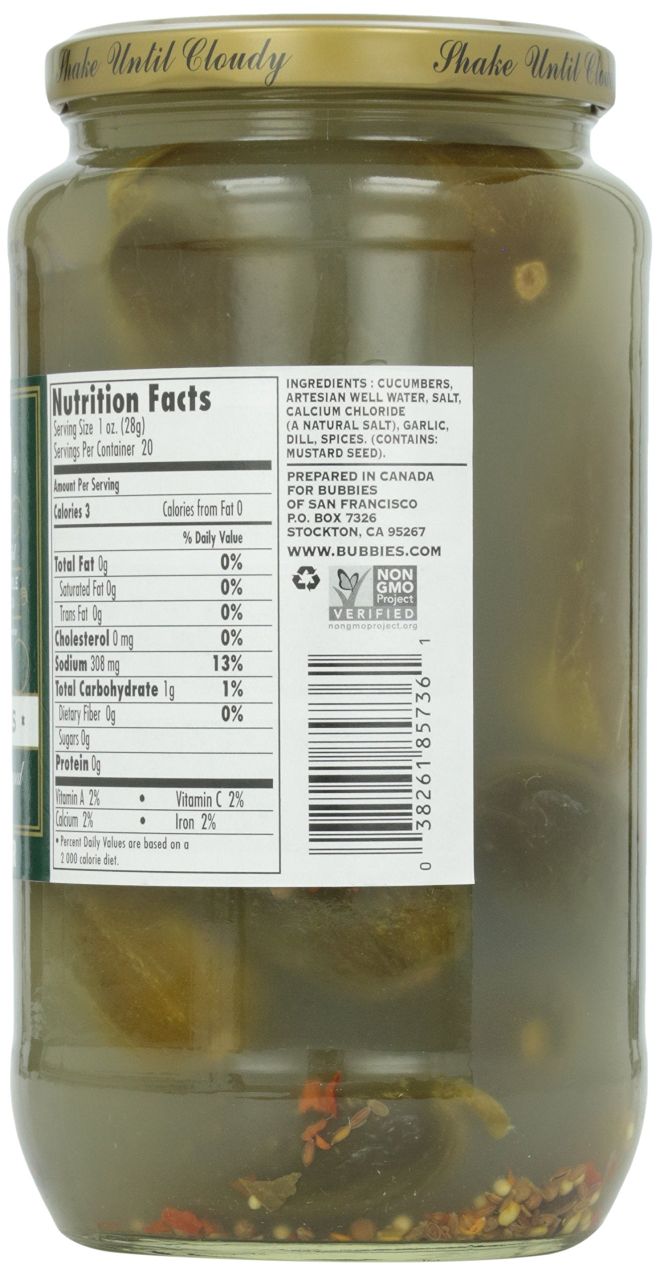 Bubbies, Pickles, Kosher Dills, 33 Oz