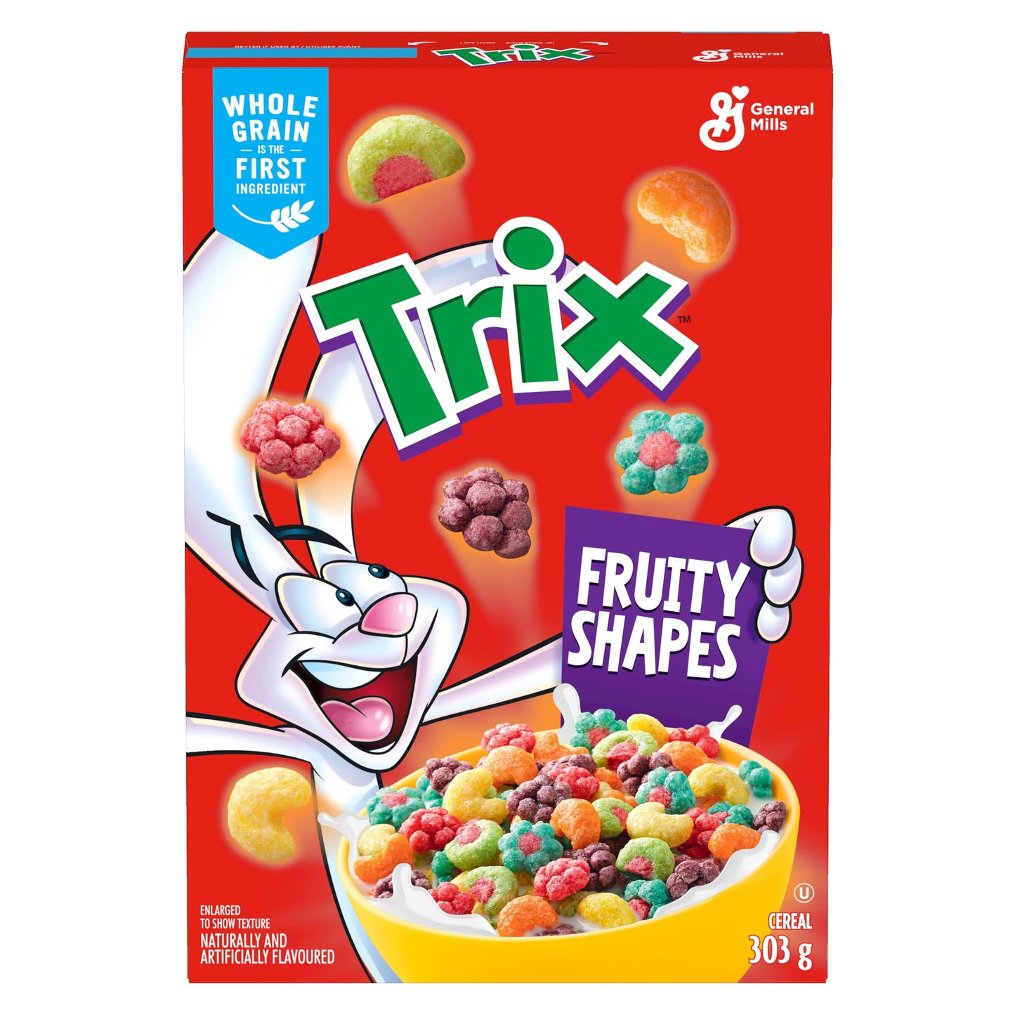 General Mills, Trix Fruity Shapes Cereal, 303G/10.7Oz., {Imported From Canada}