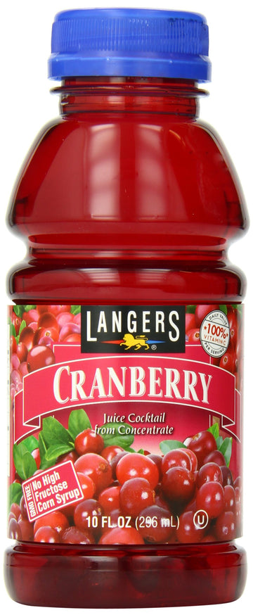 Langers Cranberry Juice Cocktail, 10 Fl Oz, Pack of 12, Model SPPPOA034502