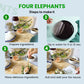 Four Elephants 22CM Round Rice Paper Non-GMO, Premium Spring Roll, 1 Count, Restaurant Quality