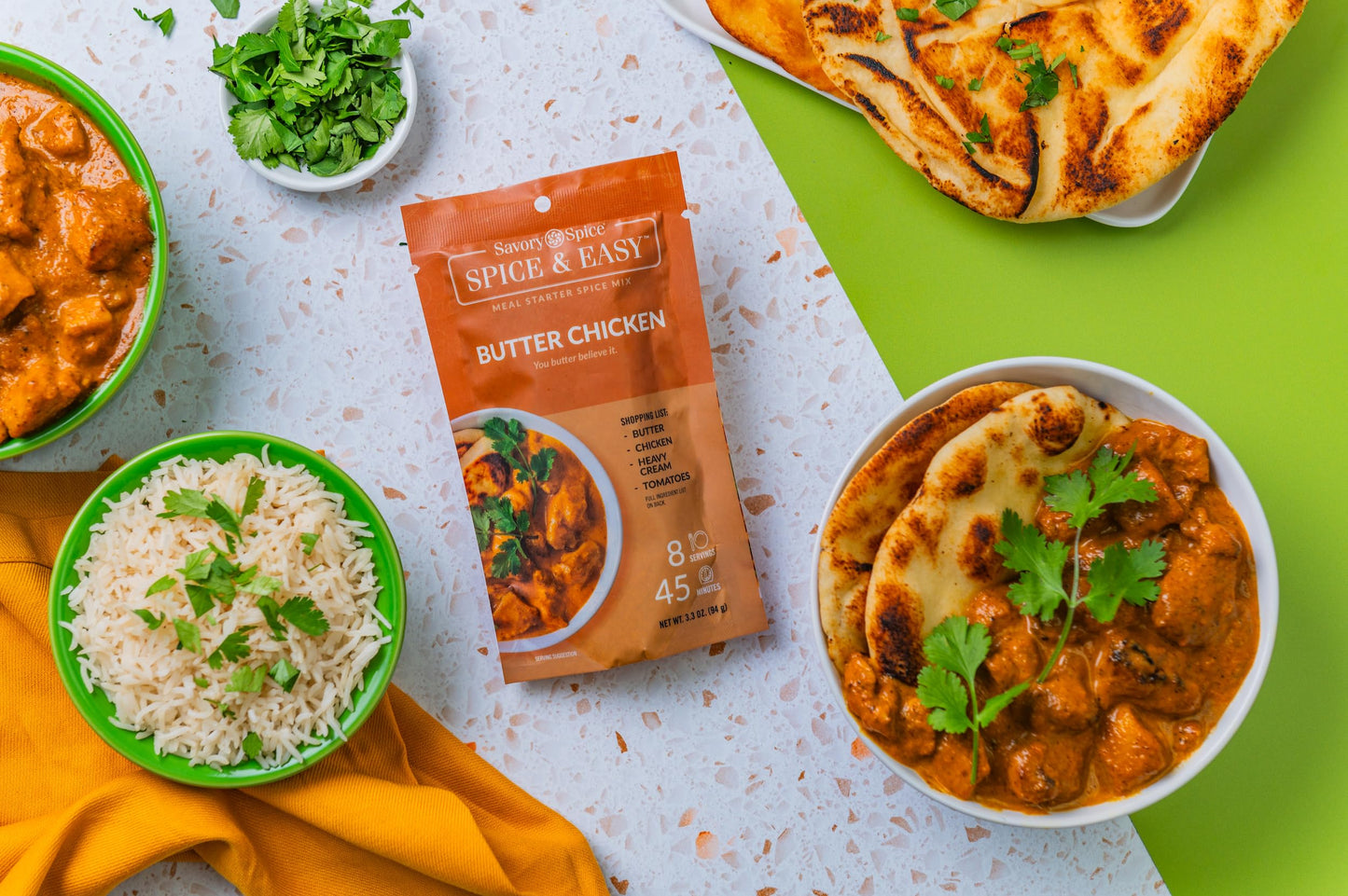 Savory Spice Butter Chicken Spice & Easy Meal Starter Spice Mix | Butter Chicken Seasoning Packet For Easy Butter Chicken (Murgh