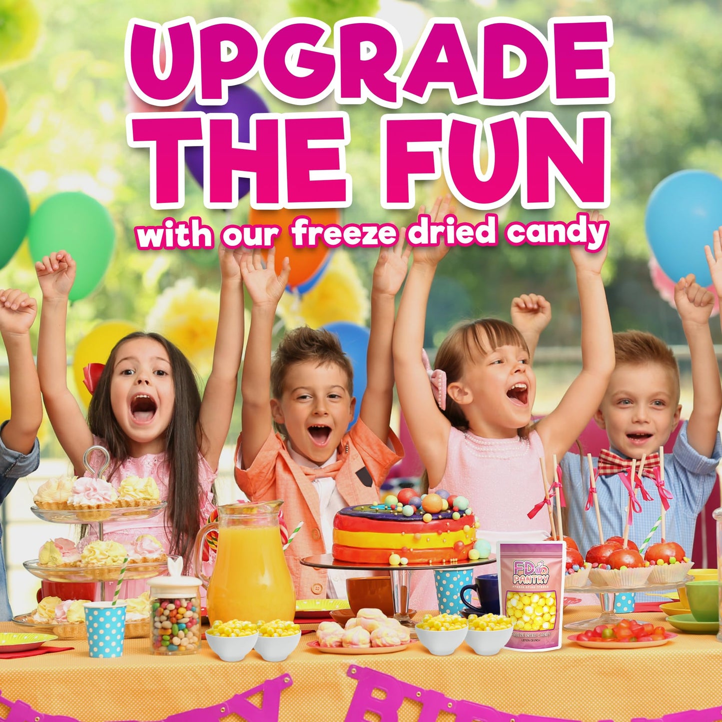 Freeze Dried Sour Lemon Crunchy Candy - 5 Oz Unique Candies Delight Crunchy Treat Snack Gift Sour Heads Citrus