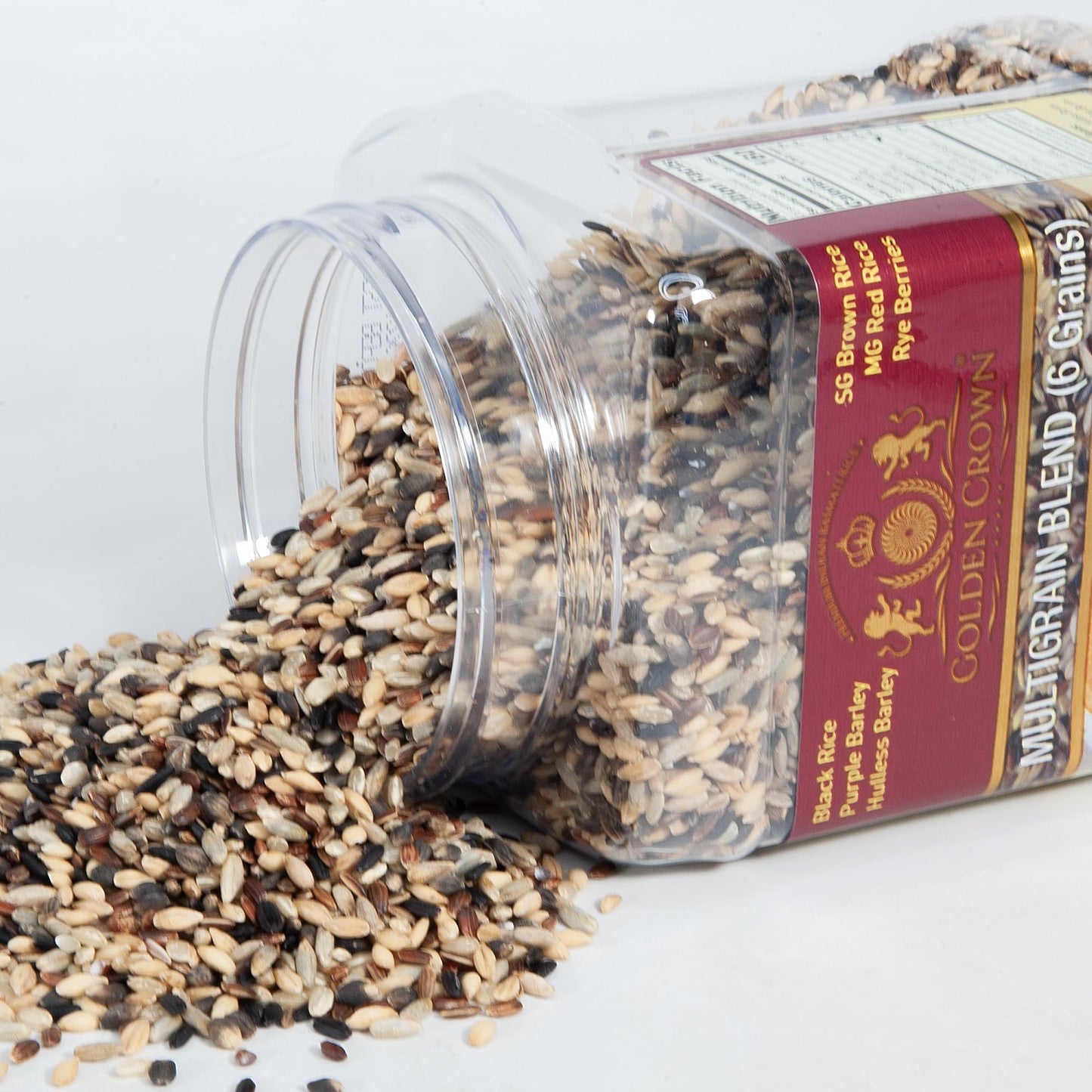 Golden Crown Multigrain Blend | Premium Quality Naturally Fragrant Sweet Flavorful For Vegetarian Black Brown Purple Hulless Bar