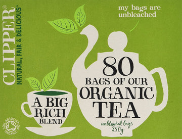 Clipper Organic Everyday Tea Bags (80) - Pack of 2