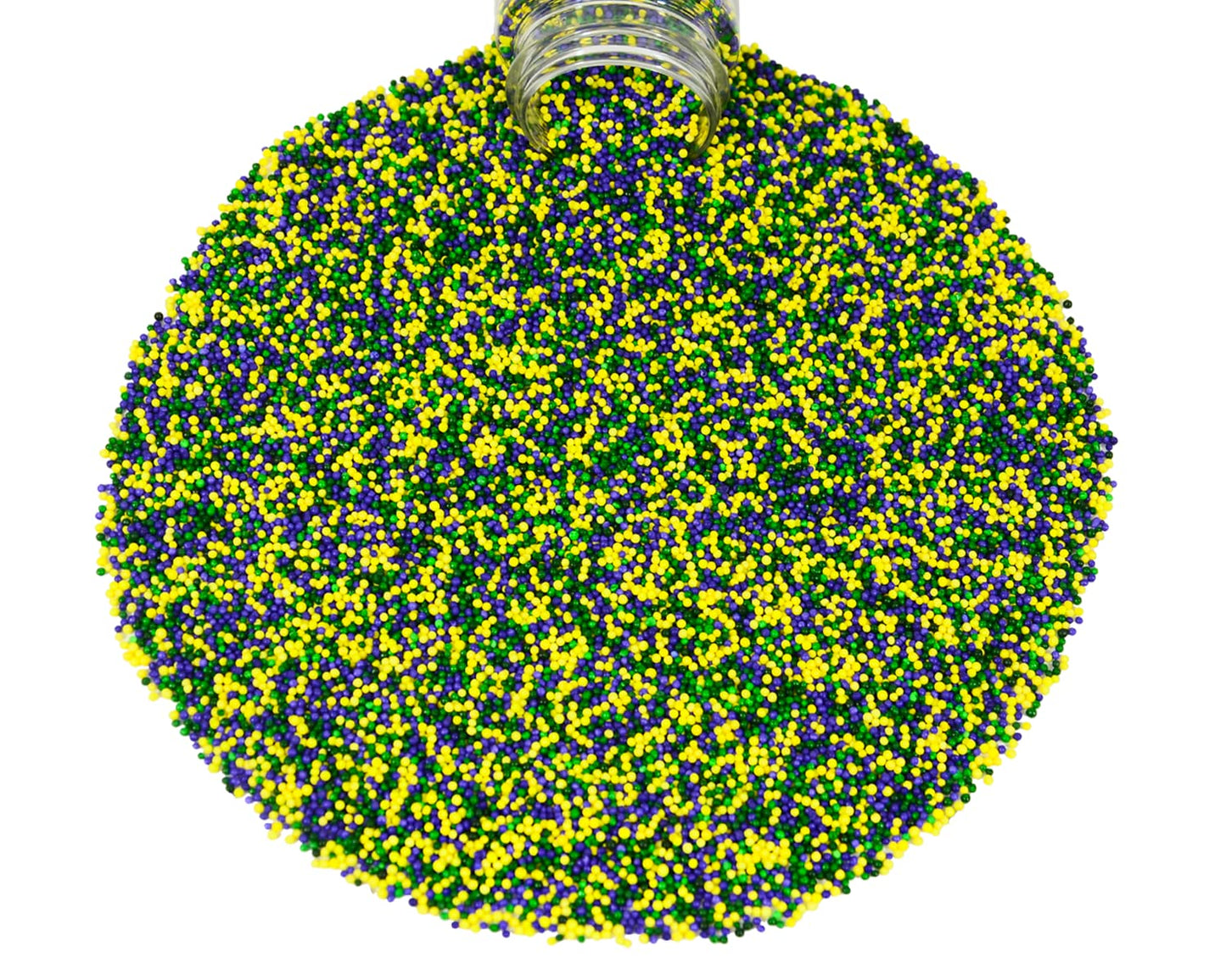 Mystic Sprinkles Mardi Gras Sprinkle Mixes (Mardi Gras Nonpareil Mix)