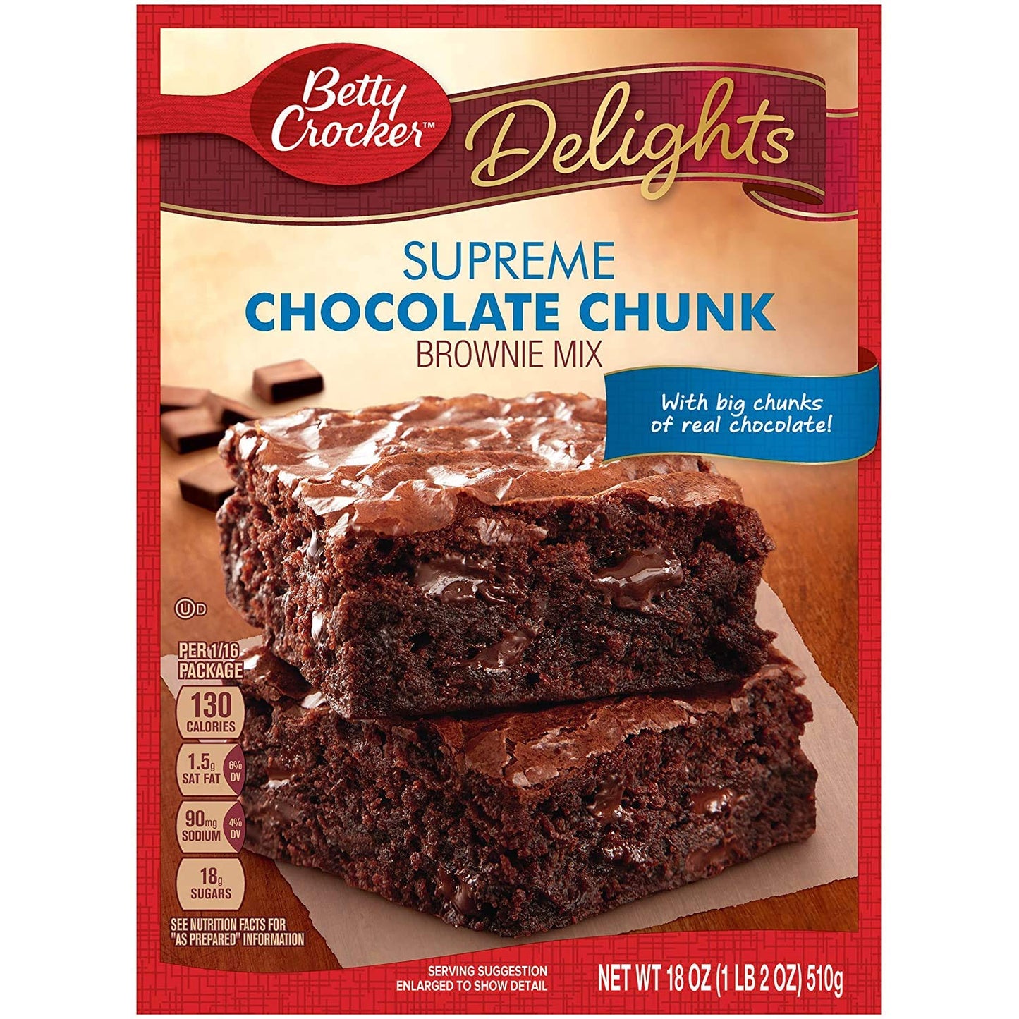 Betty Crocker Supreme Chocolate Chunk Brownie Mix