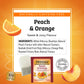 Twinings Peach & Orange Herbal Tea, 20 Count (Pack of 6), Caffeine-Free, Individually Wrapped Teabags