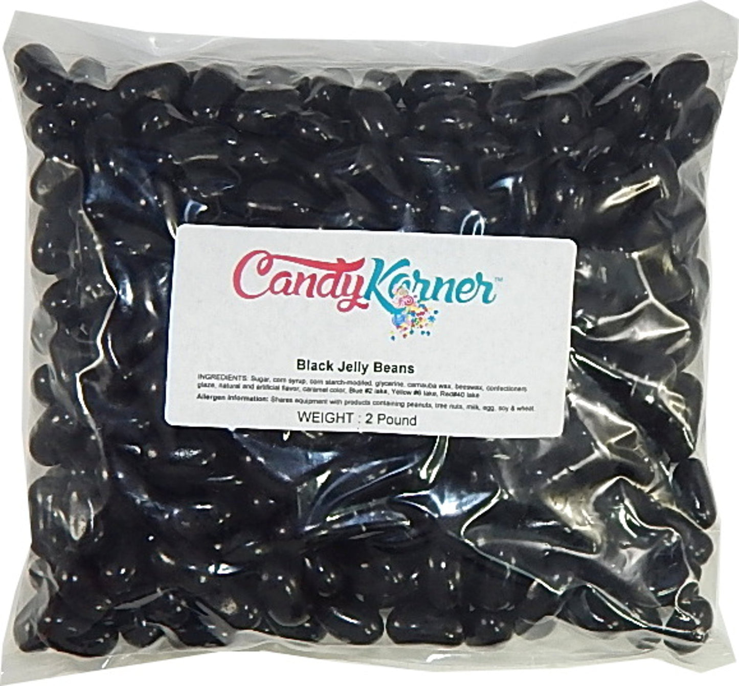 Black Jelly Beans (5Lb Bag)