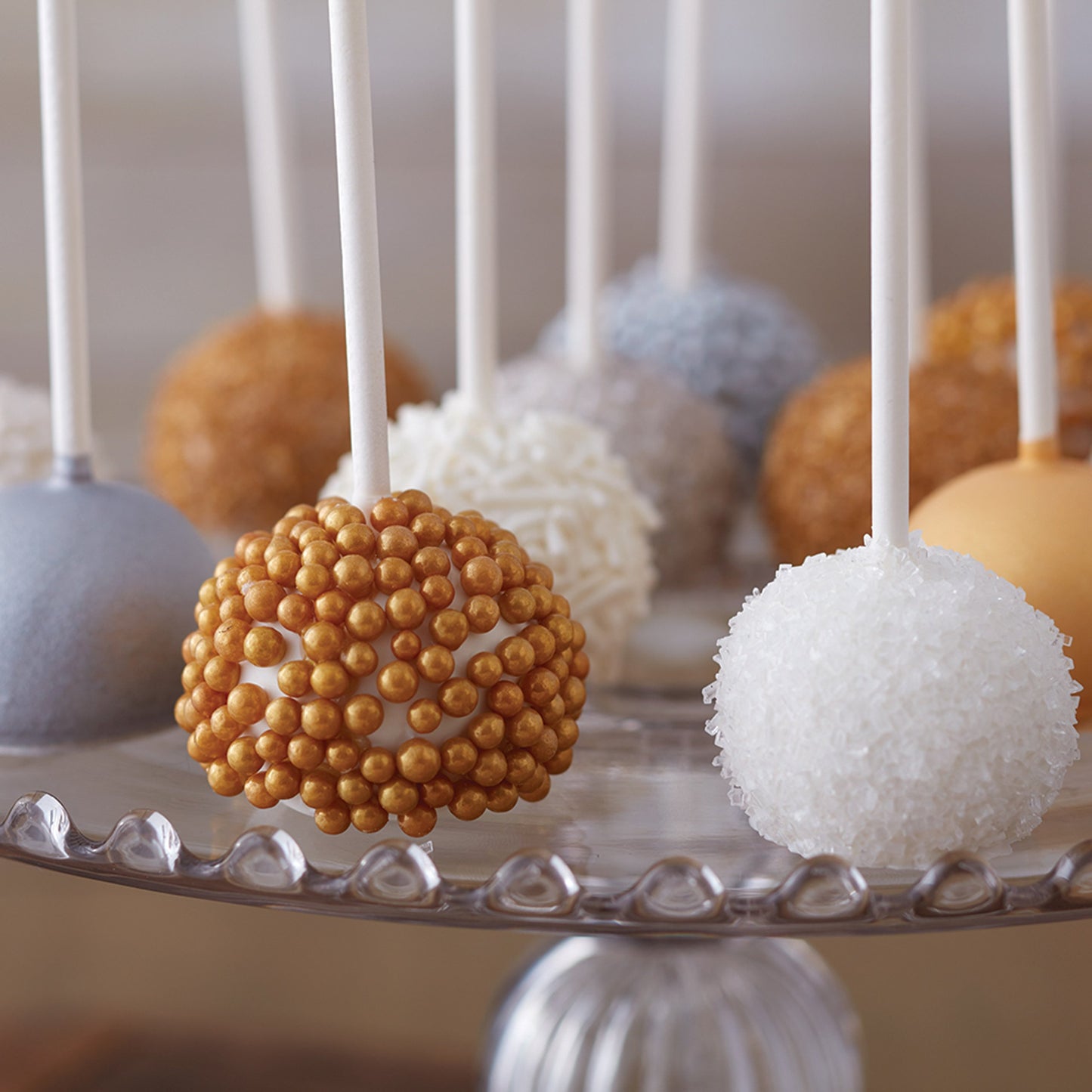 Wilton Gold, Silver and White Cupcake Sprinkles Set, 6-Piece