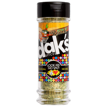 Dak'S Spices Nothin' But Ranch Blend | 100% Salt & Sugar Free | Healthy Seasoning | Msg, Preservative & Potassium Chloride Free