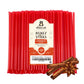 The Honey Jar Cinnamon Flavored Raw Honey Sticks - 100 Count Honey Straws for Tea and Coffee