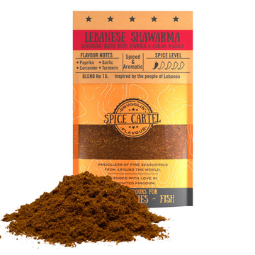 Spice Cartel Lebanese Shawarma Marinade - Artisanal Herb & Spice Blend, 35g Resealable Pouch, Hand Made in the UK