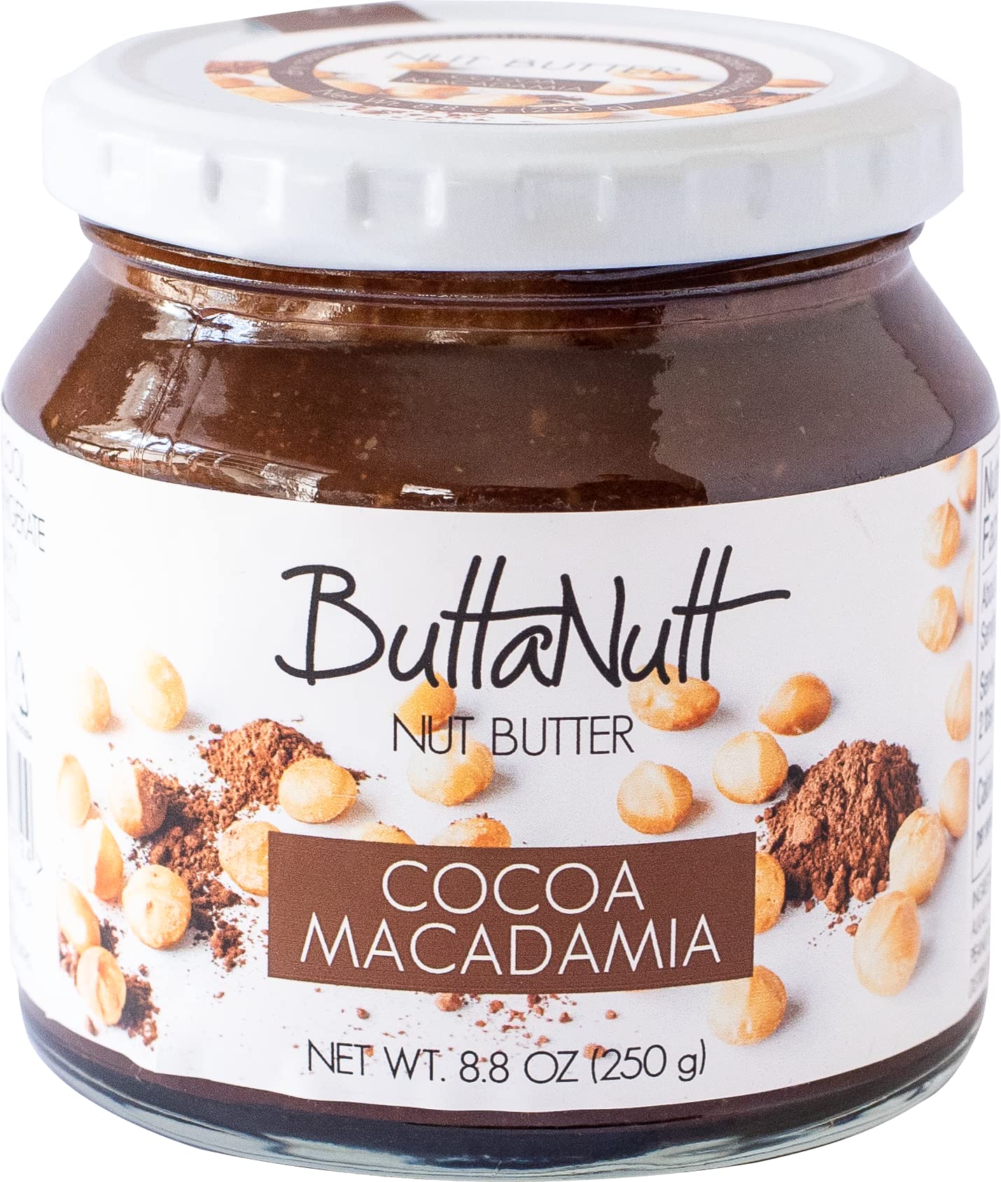 ButtaNutt Cocoa Macadamia Nut Butter - 8.8oz - Creamy, Nutritious Spread