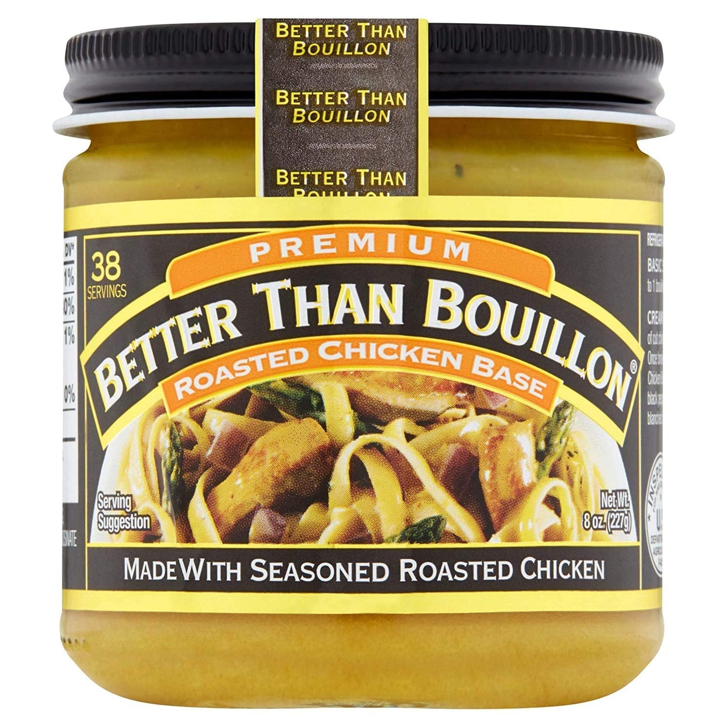 Better Than Bouillon Roasted Chicken Base, Blendable Flavor, 8 Ounce (Pack of 4)