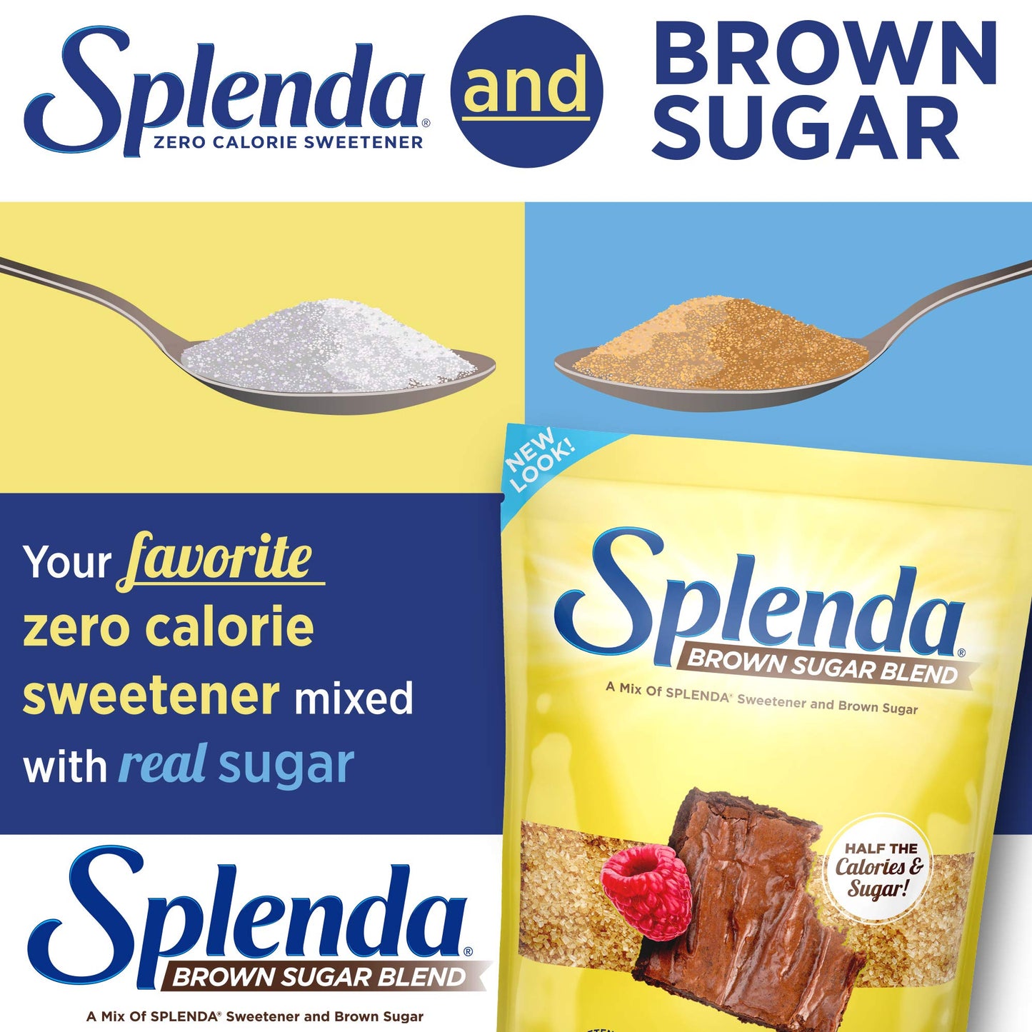 Splenda Brown Sugar Blend For Baking, 1 Pound Bag