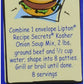Lipton Kosher Onon Soup Mix 1.9oz Box