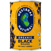 Westbrae Natural Organic Black Beans, Low Sodium, 15 Oz, Pack of 12