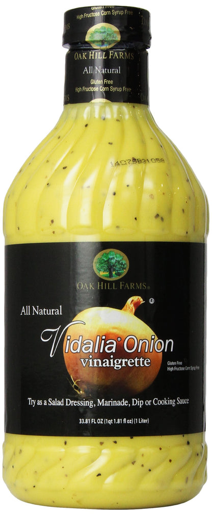 Oak Hill Farms Vidalia Onion Vinaigrette Single Bottle, 33.8 Oz